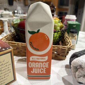 ban.do Vintage Inspired Orange Juice Vase, The Original Rise and Shine Decor